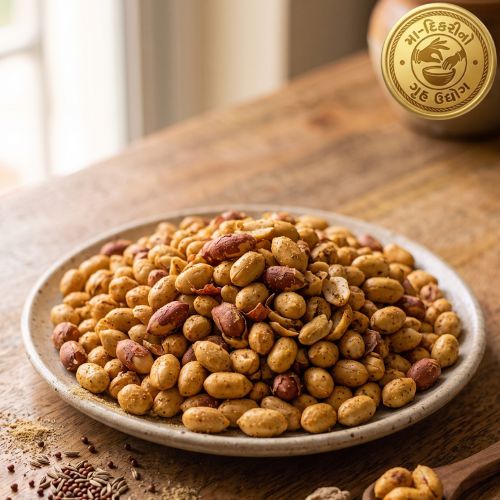 Roasted Peanut Masala Gujarati snack